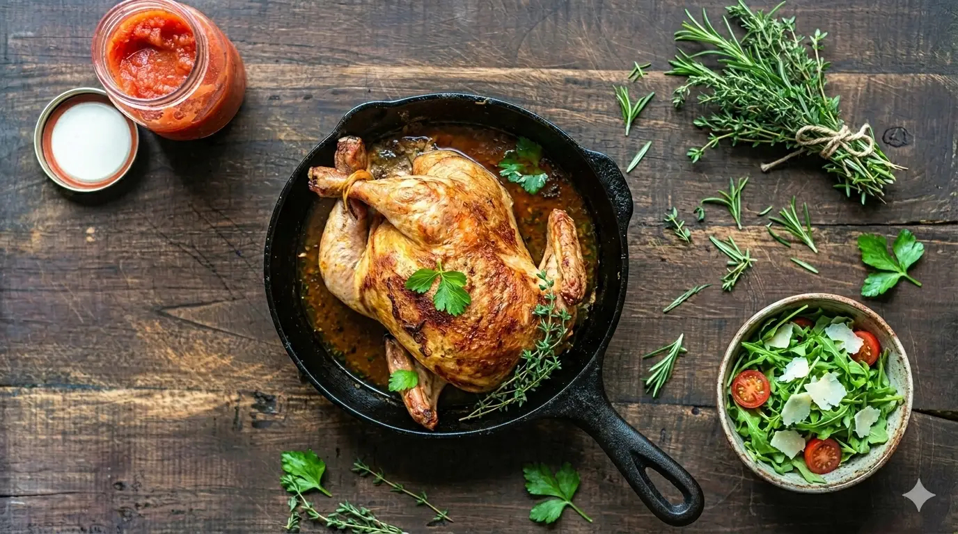 Roast Chicken & Veg — Continental